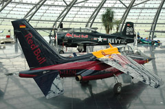 North American T-28B Trojan OE-ESA and Dornier Alpha Jet D-IADM