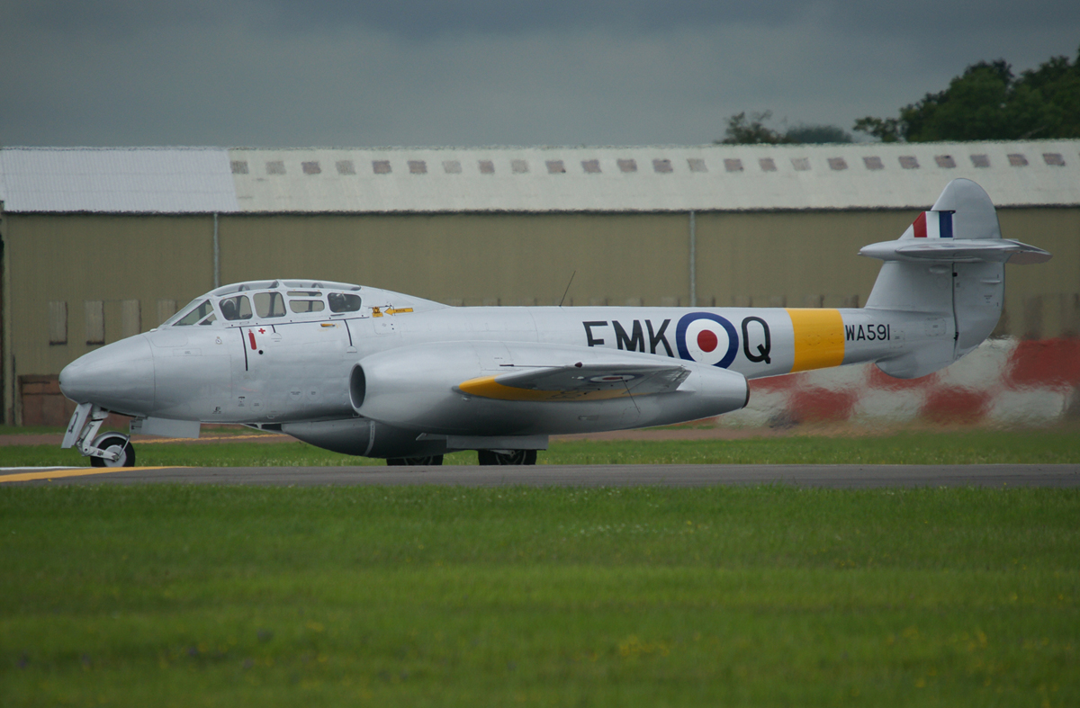 G-BWMF/WA591/ FMK-Q  Gloster Meteor T.7